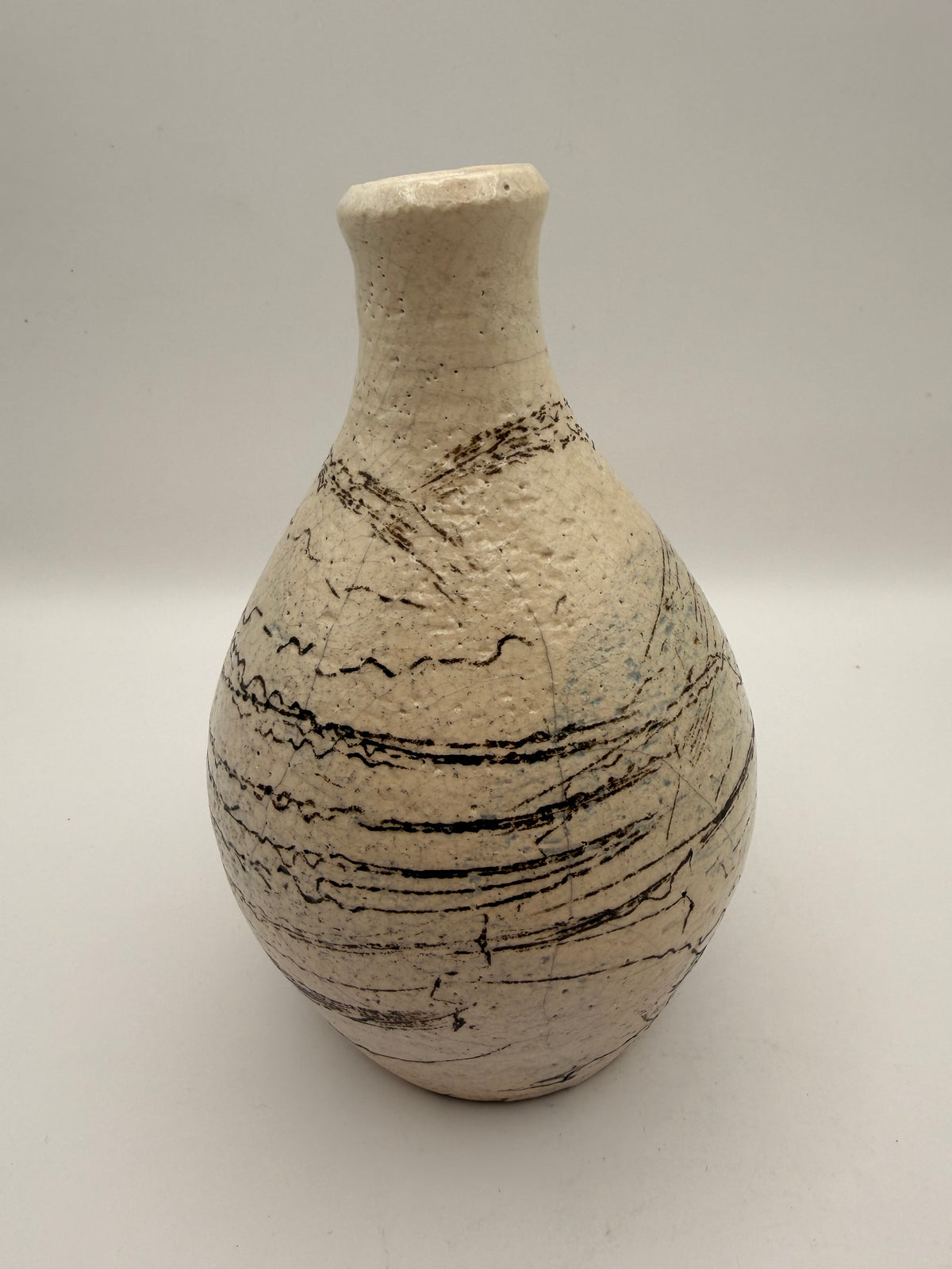 Mini Nacked Raku Vase-2