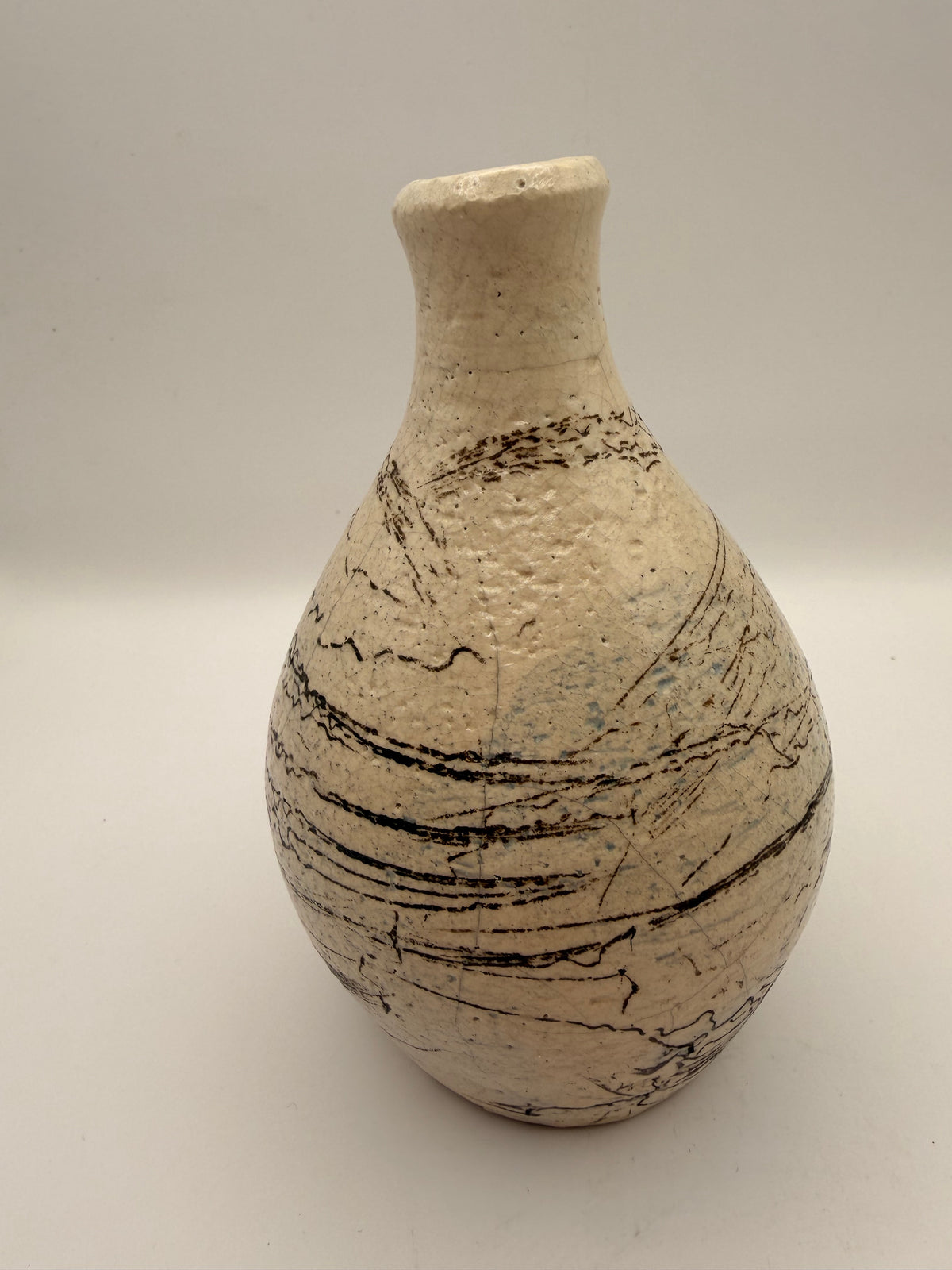 Mini Nacked Raku Vase-2