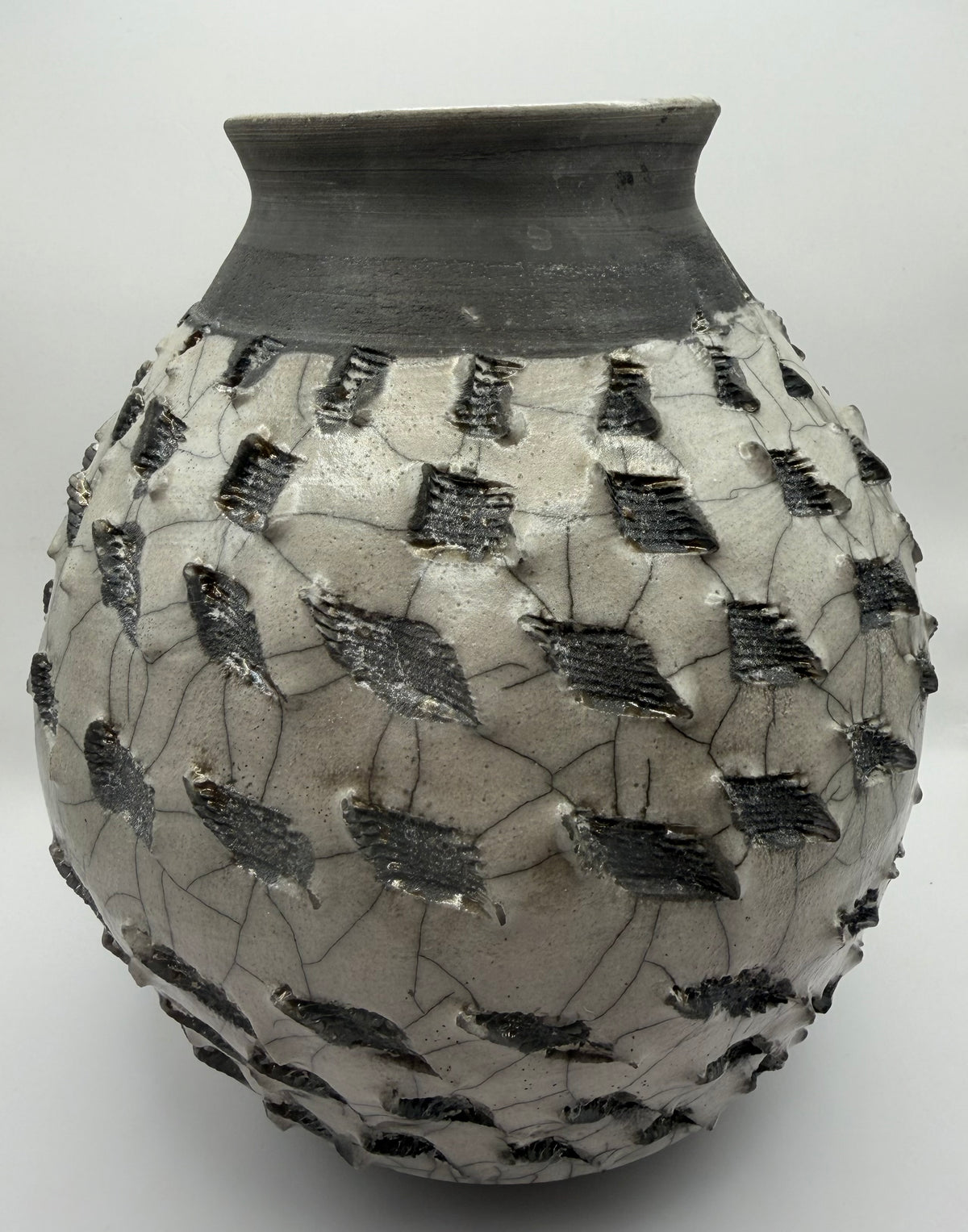 Raku Vase Groß