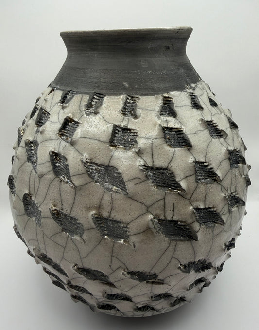 Raku Vase Groß