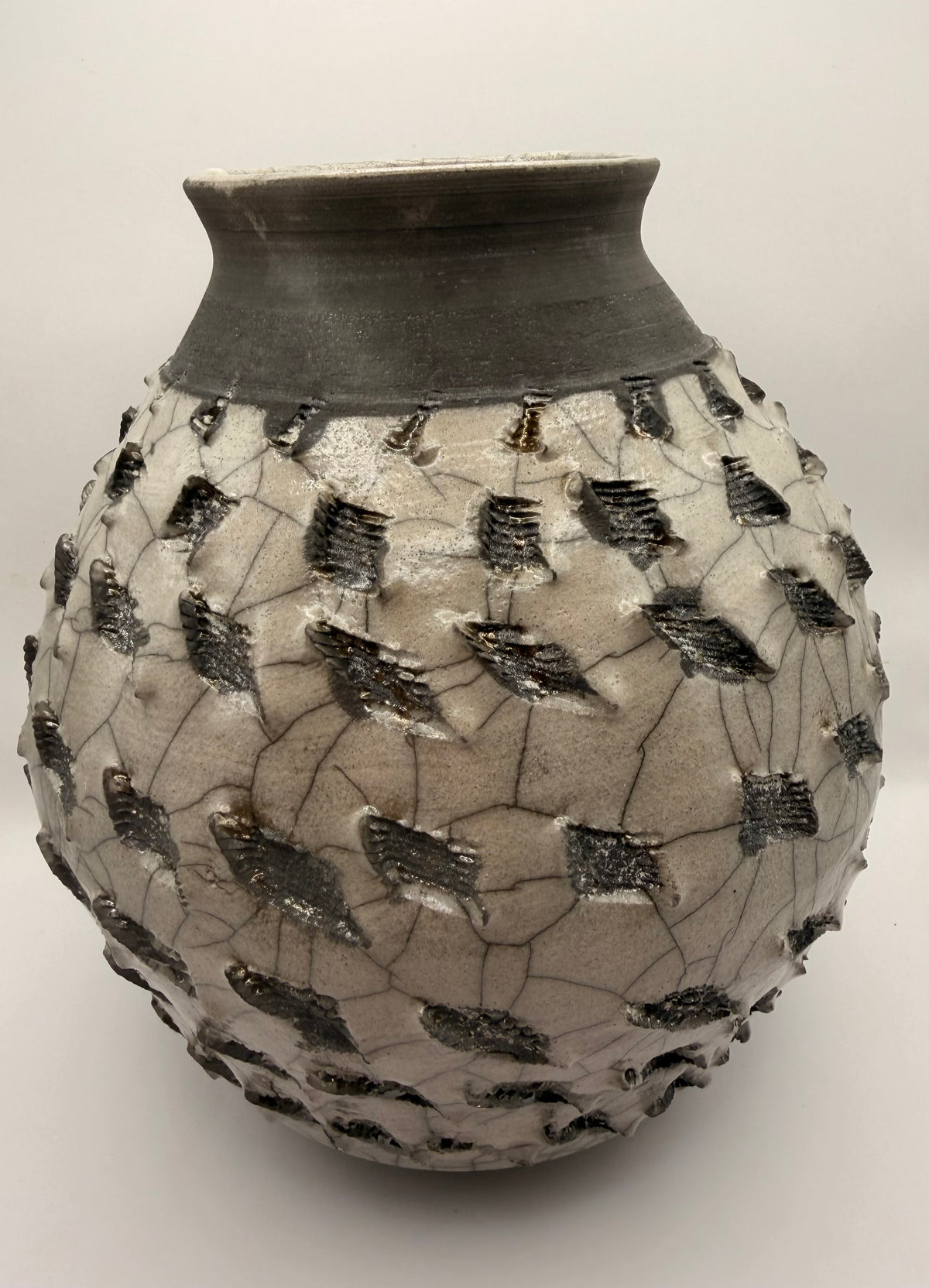 Raku Vase Groß
