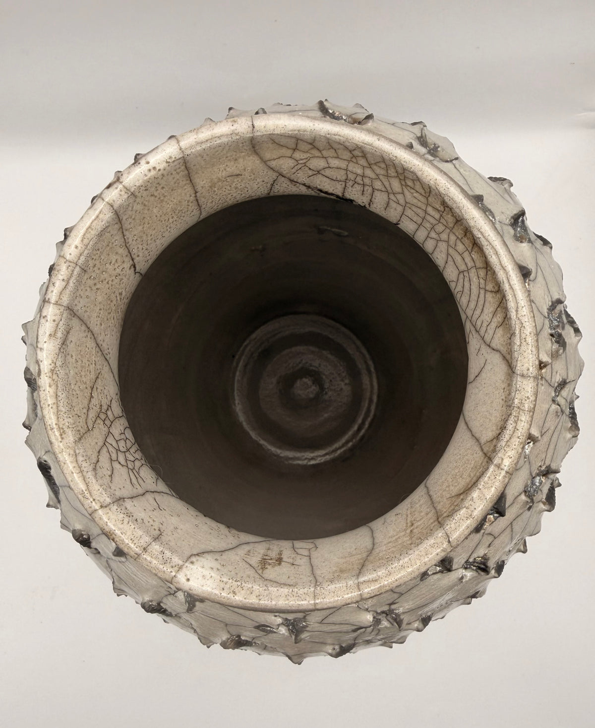 Raku Vase Groß