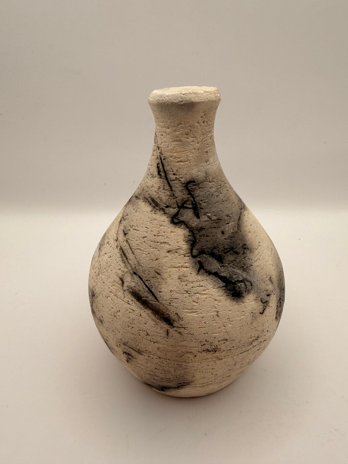 Mini Nacked Raku Vase