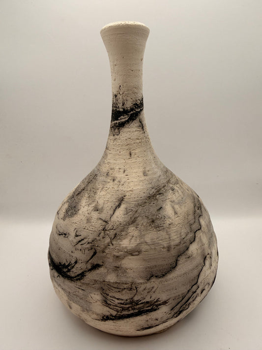 Raku Vase