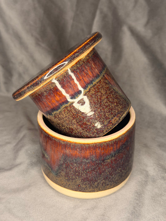 Französische Butterdose klein